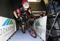 most stairs climbed by bicycle world record set by Krystian Herba