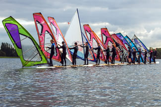  14 members of the Plankenkoorts Student Windsurf Association set sail from Valkenburg Lake, in Leiden, on a 35.7-meter (117 feet) long windsurf board; the group successfully managed to sail away, thus setting the new world record for the longest windsurf board.