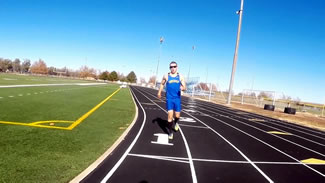 Head Cross Country and Track and Field coach, Aaron Yoder, has recently set the World Record for the fastest mile, backwards! Yoder ran a mile backwards in 5 minutes and 54.25 seconds.