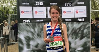 Gill Verdin, from Kirkby has become the youngest woman to join the 100 Marathon Club. 