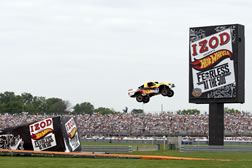 longest ramp jump in a four wheeled vehicle Tanner Foust