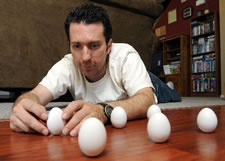 Brian Spotts Eggs world record holder