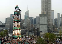 tallest human tower by Castellers de Vilafranca