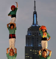 tallest human tower by Castellers de Vilafranca