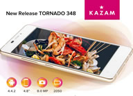 The phone's 5.15mm-thick frame is almost a full 2mm thicker than the already compact iPhone 6 (6.9mm) and the Samsung Galaxy Alpha (6.7mm). This streamlined body helps cut down on weight, too. The Kazam handset weighs just 95.5g.