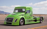 worlds fastest hybrid car Volvo's Mean Green