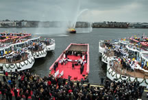 most ships inaugurated in one day world record set by Viking River Cruises