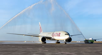 Qatar Airways flight 921 is the longest scheduled commercial flight by flying time. Qatar Airways is using a Boeing 777 on the 14,534 kilometre (9,031 mile) flight. 