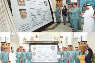 Sharjah Police has set a new world record for creating the first ever and the largest driving license.