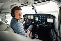 Carlo Schmidt set a world record by becoming the youngest pilot to ever fly around the world