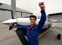 youngest pilot to fly around the world: Captain Tan James Anthony breaks Guinness world record 