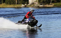 farthest distance on a snowmobile on water Antti Holmberg breaks Guinness world record