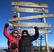 Dr. Robert J. Wheeler and his son Jack summited Mount Kilimanjaro. Bob Wheeler of Webster Groves reached the summit in Tanzania on Oct. 2, making the 19,340-foot climb with his son, Jack Wheeler. Bob Wheeler is 85. Wheeler has previously climbed Mt. Fuji in Japan and Mt. Aconcagua in Argentina. He is retired from the Army and as a psychology professor at Saint Louis University.